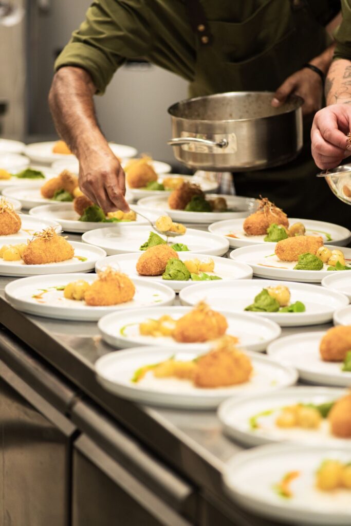 A cozinha aberta